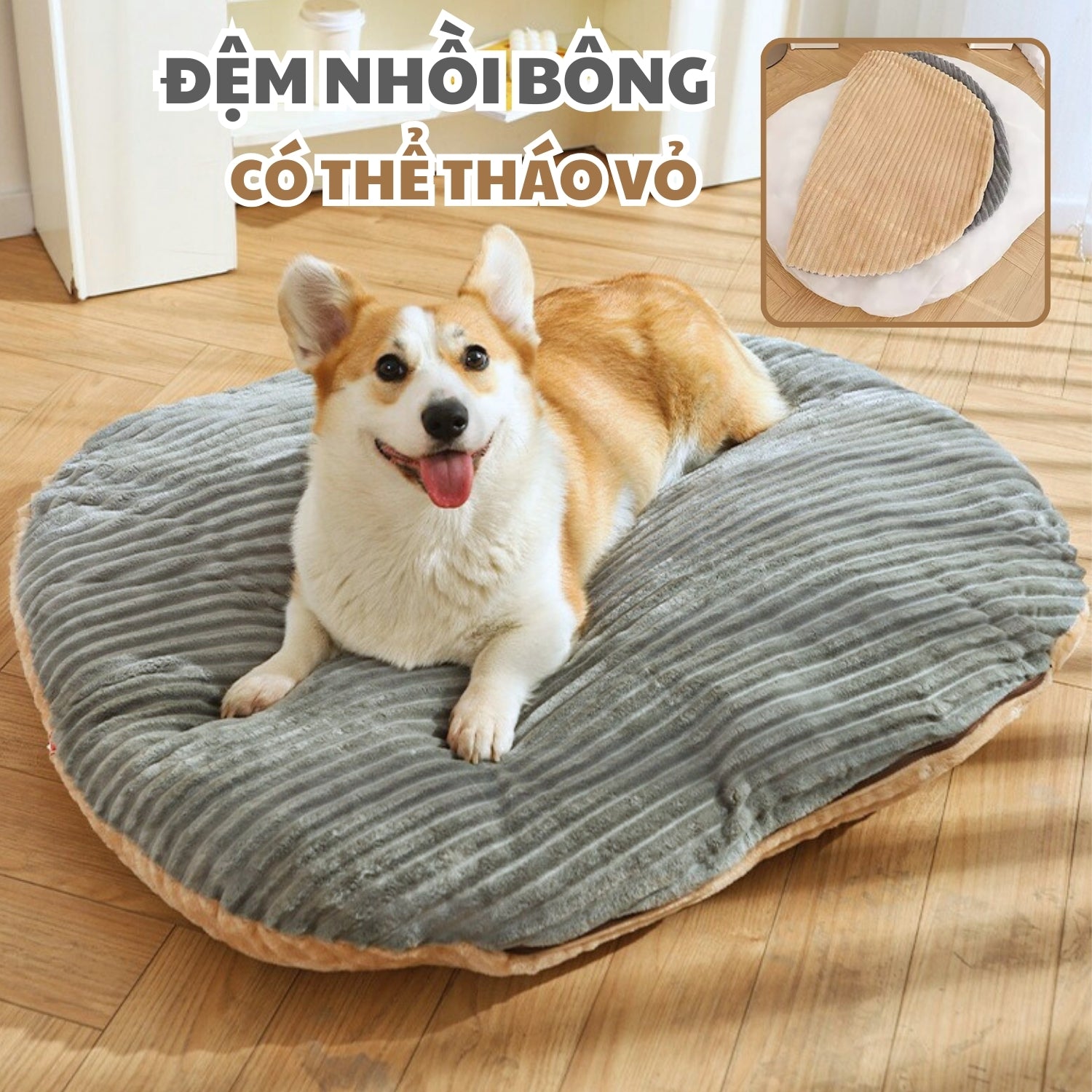 đệm nhồi bông cho chó mèo