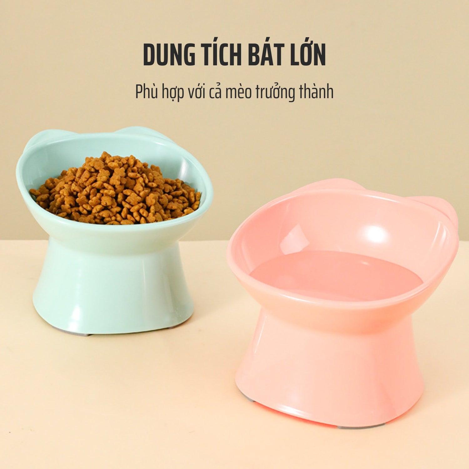 Dung tích bát lớn phù hợp với mọi lứa tuổi