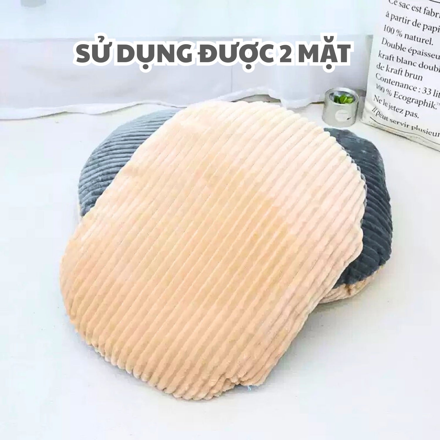nệm cho chó mèo sử dụng được 2 mặt