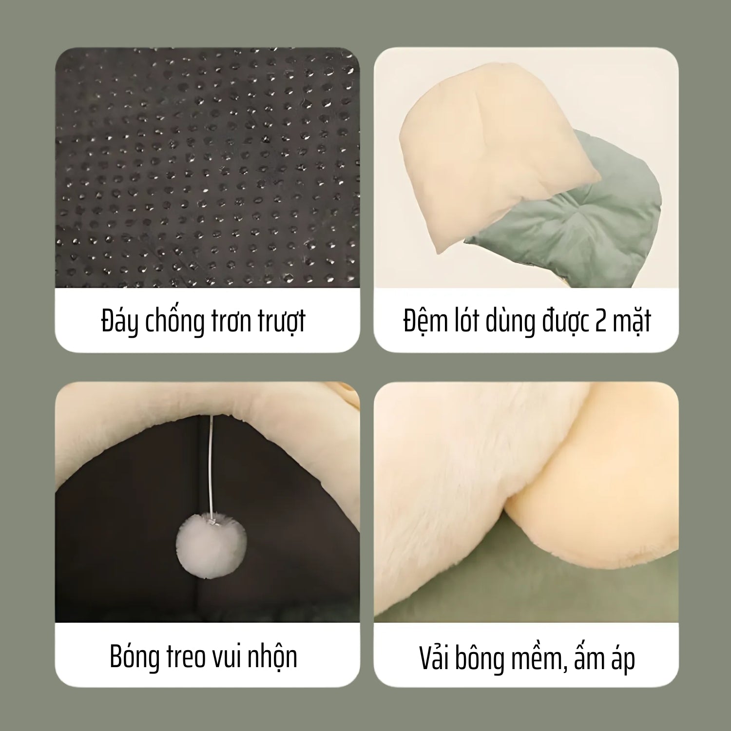 Ưu điểm của ổ mèo mùa đông