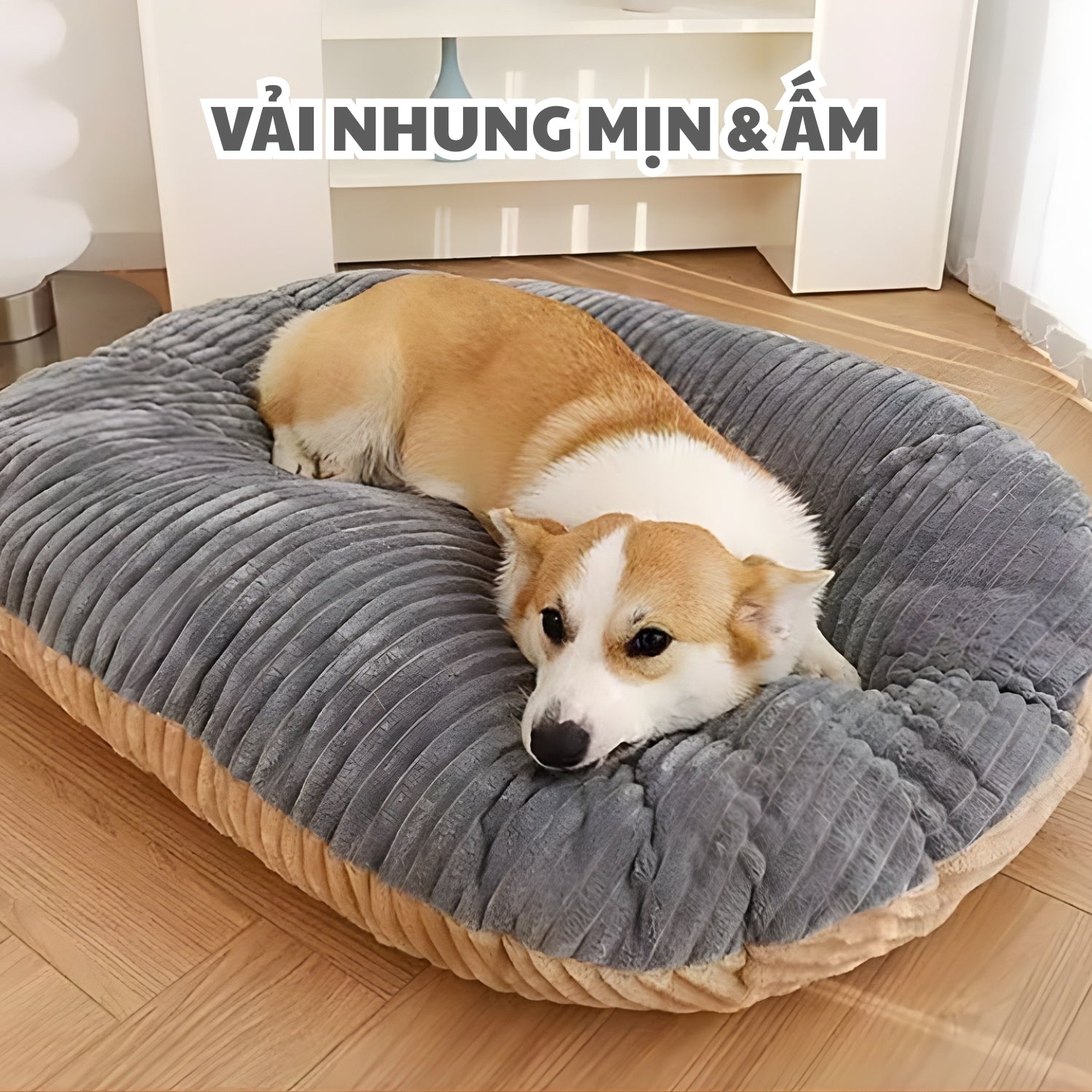 ổ nằm mùa đông cho chó mèo