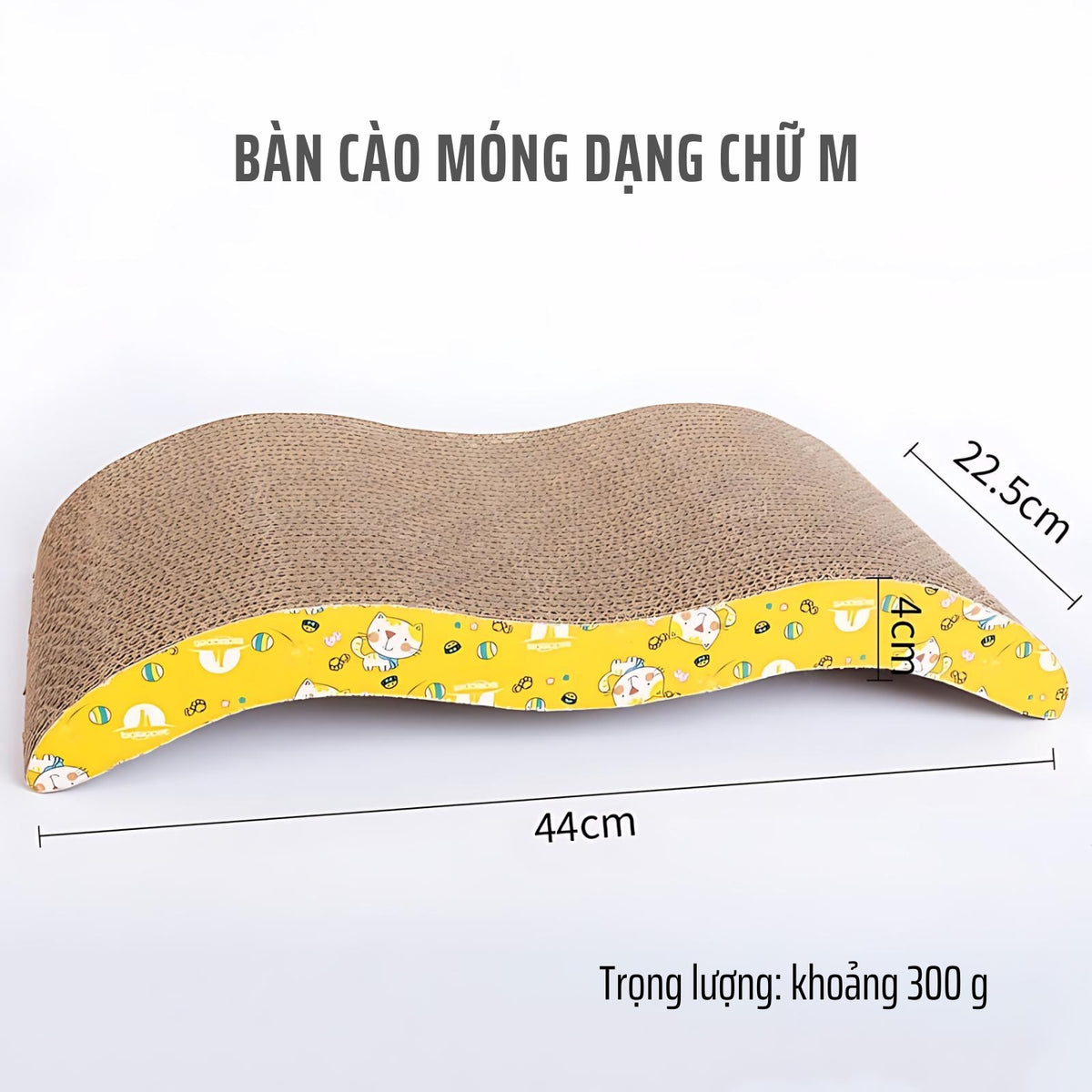 Đồ chơi bàn cào móng dạng chữ M