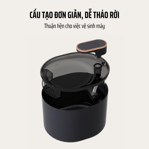 Cấu tạo của máy lọc nước cho thú cưng